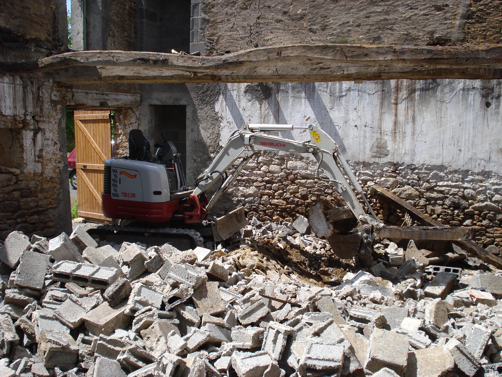 Démolition à Saint-Céré